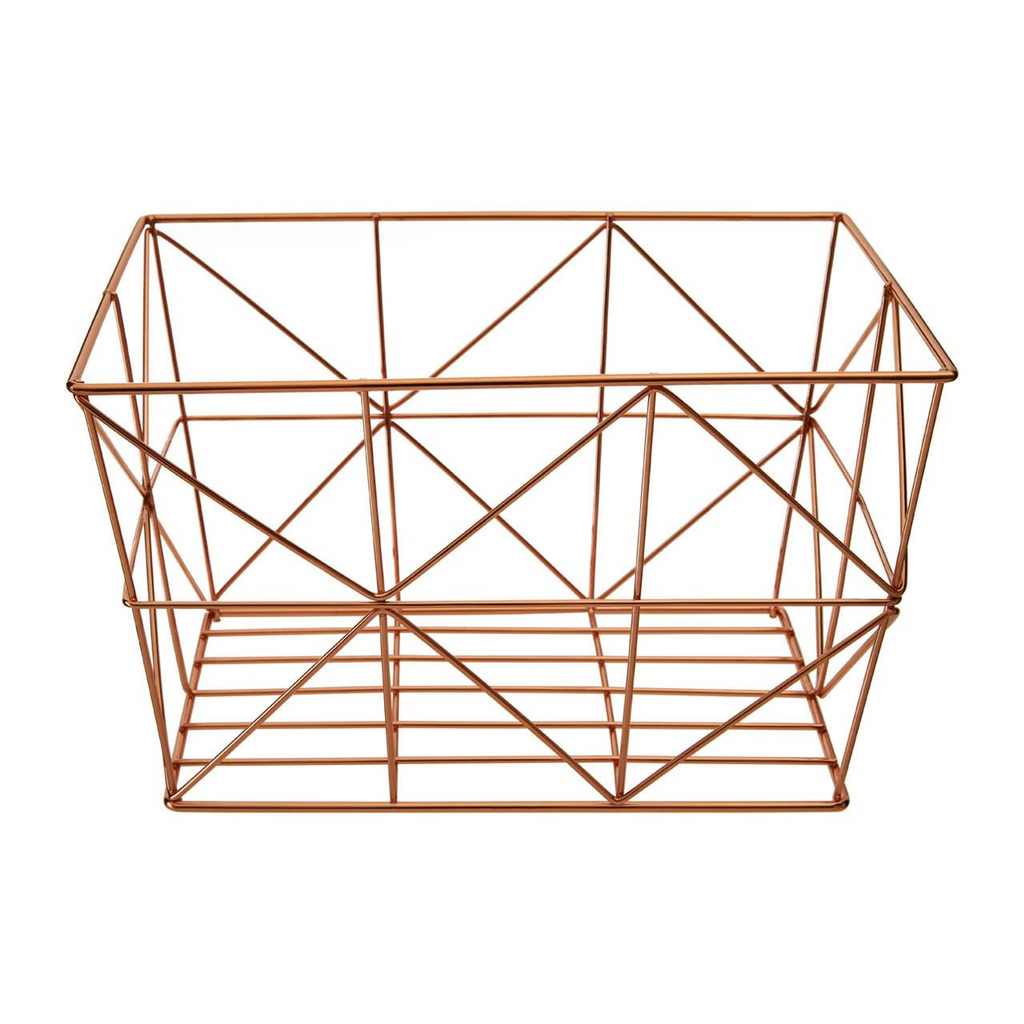 Cook Nook Vertex Copper Finish Tapered Wire Basket