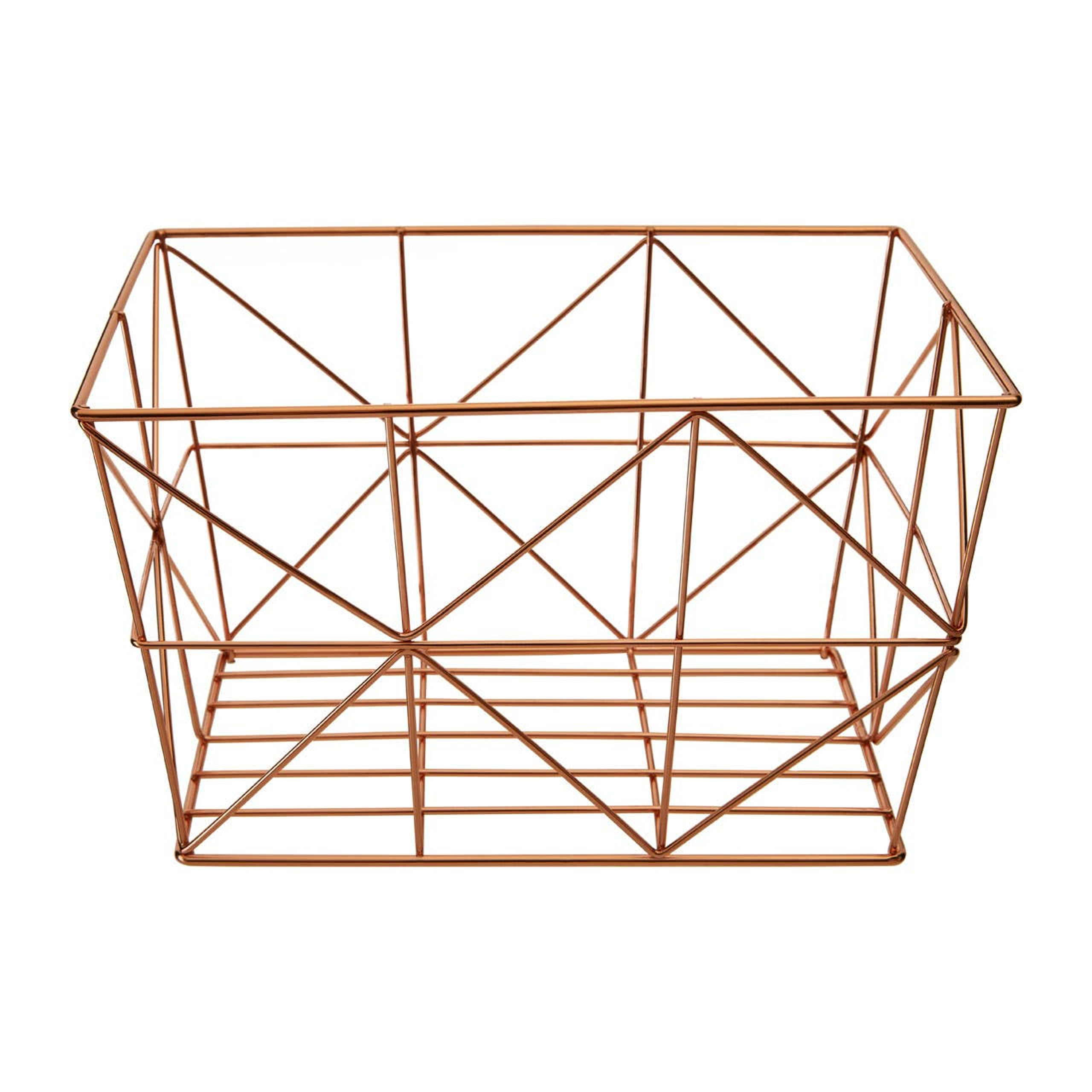 Cook Nook Vertex Copper Finish Tapered Wire Basket