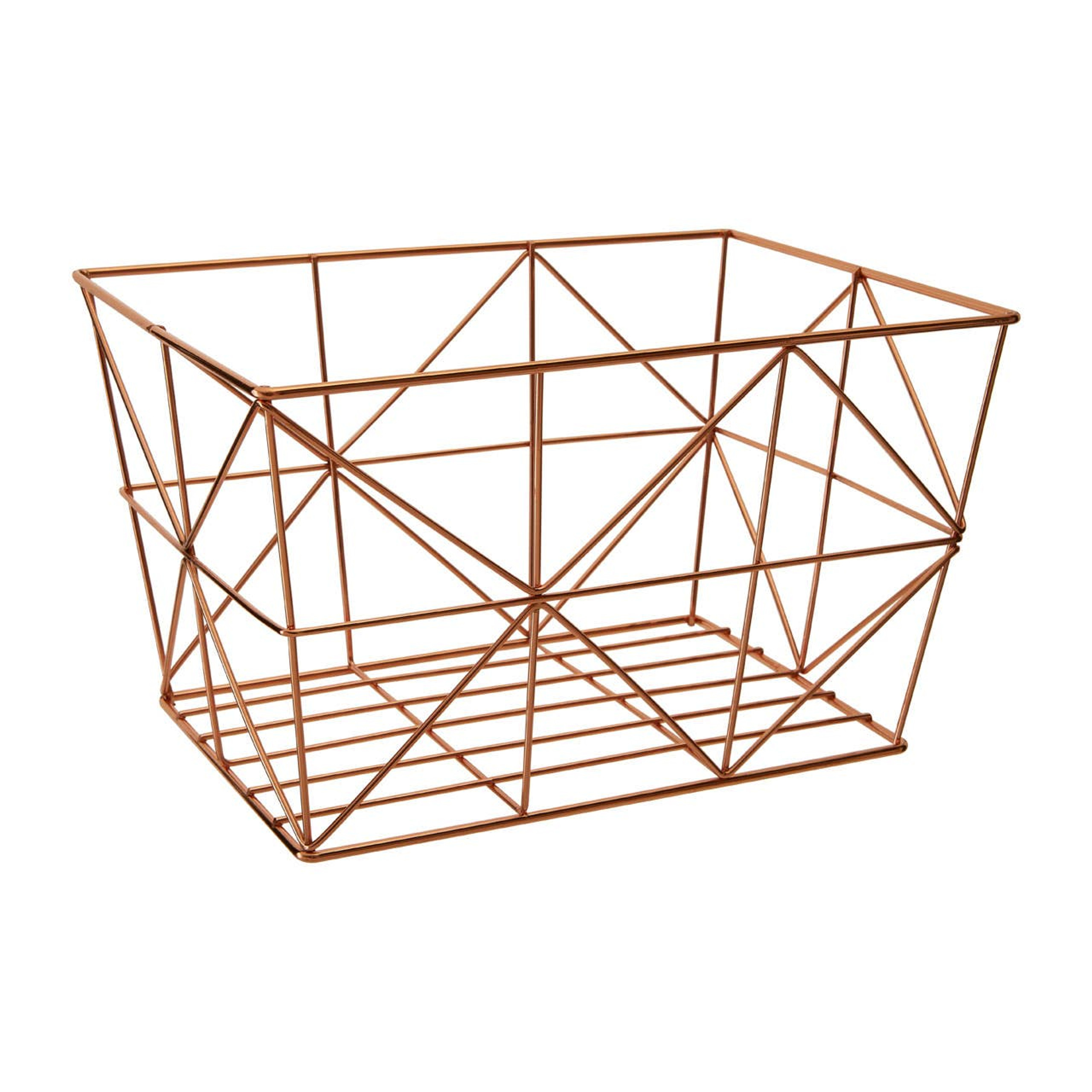 Cook Nook Vertex Copper Finish Tapered Wire Basket