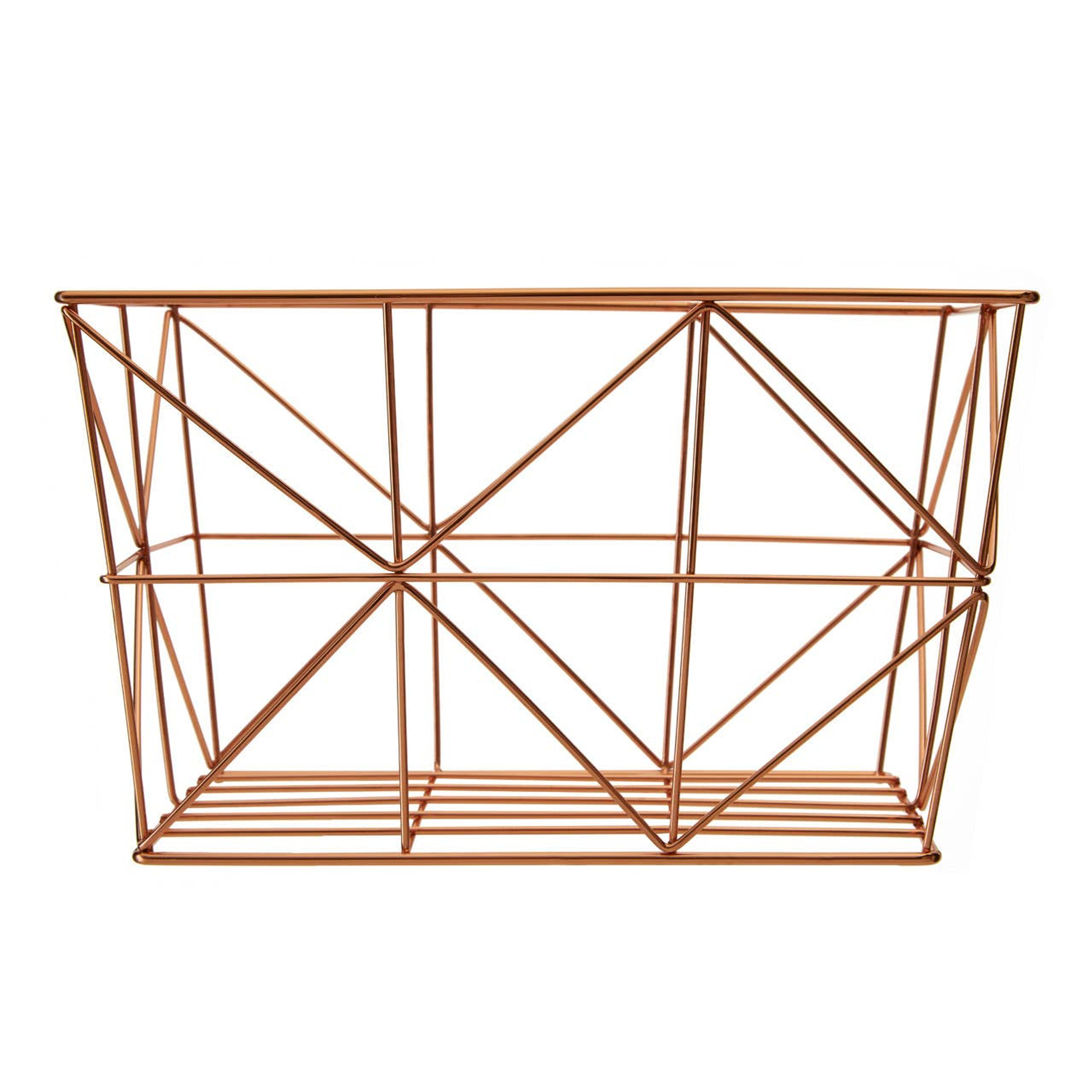 Cook Nook Vertex Copper Finish Tapered Wire Basket