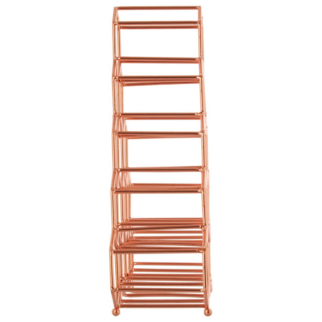 Cook Nook Vertex 15 Bottle Copper Plated Spice Rack