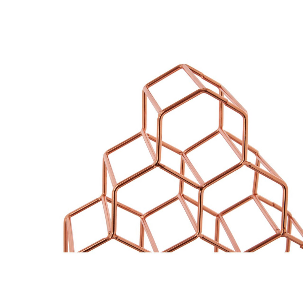 Cook Nook Vertex 15 Bottle Copper Plated Spice Rack