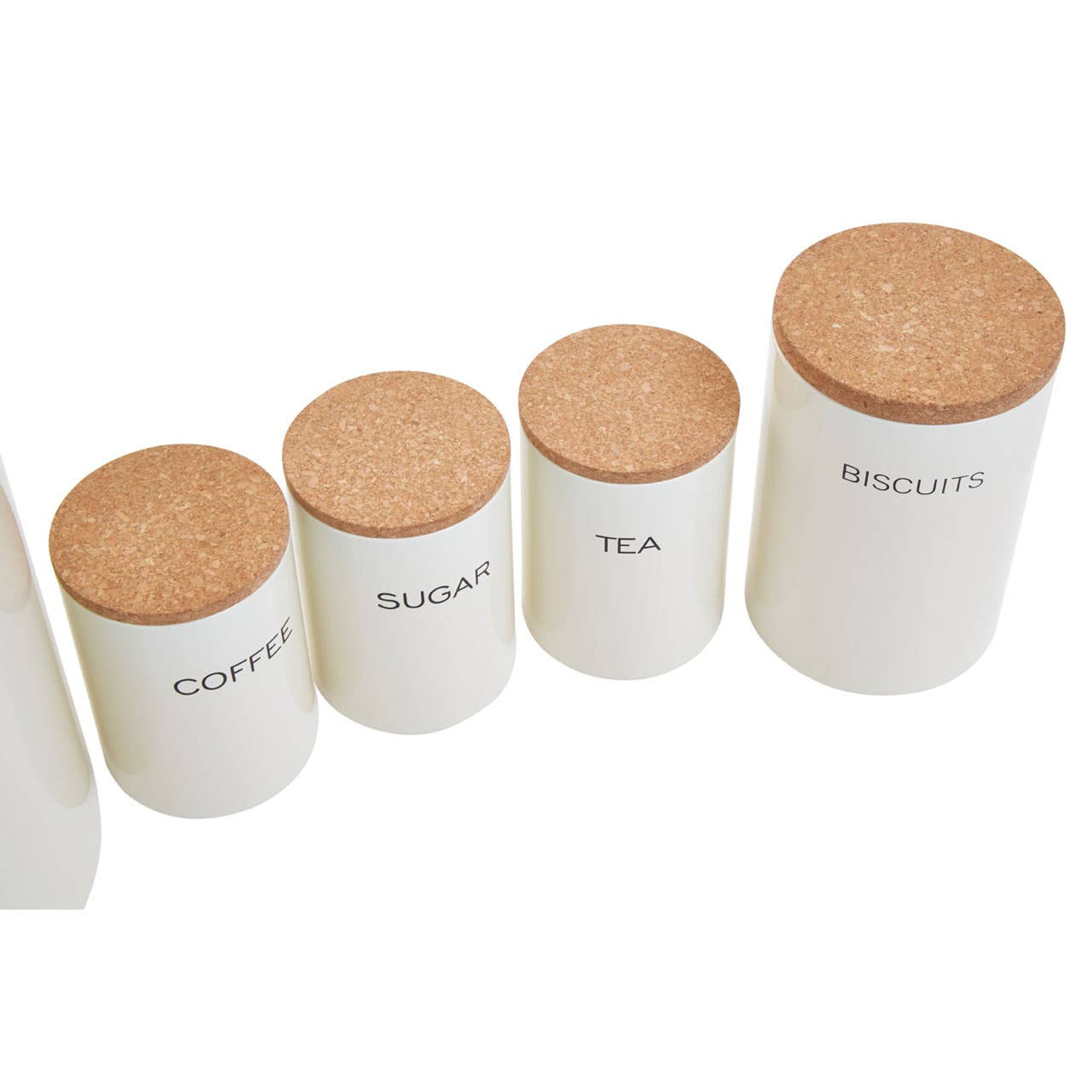 Cook Nook Easton 5 Piece Kitchen Storage Set in Cream