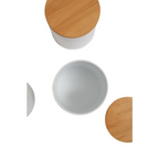 Cook Nook Set Of Three Alton White Cannisters