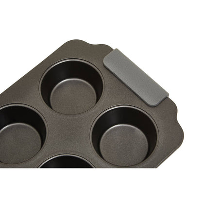 From Scratch Grey Six Cup Muffin Tray.
