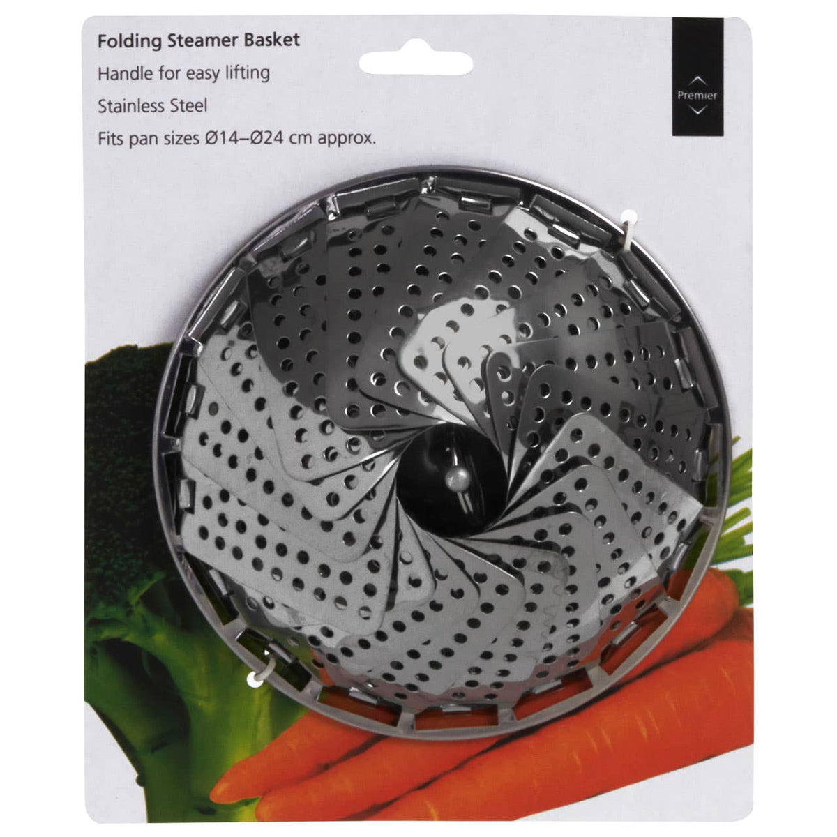 Crosse Small Stainless Steel Folding Steamer