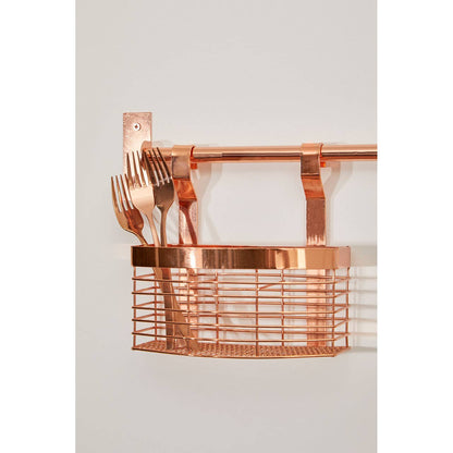 Sorello Rose Gold Hanging Storage Basket