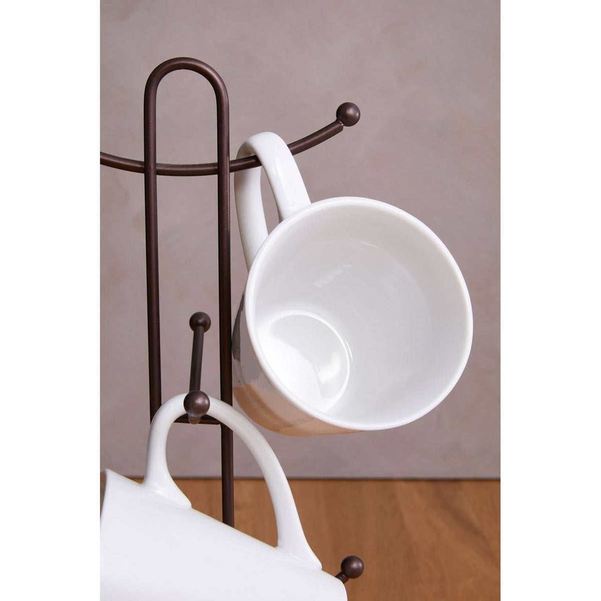 Vertex Bronze Powder Coated 6 Mug Tree