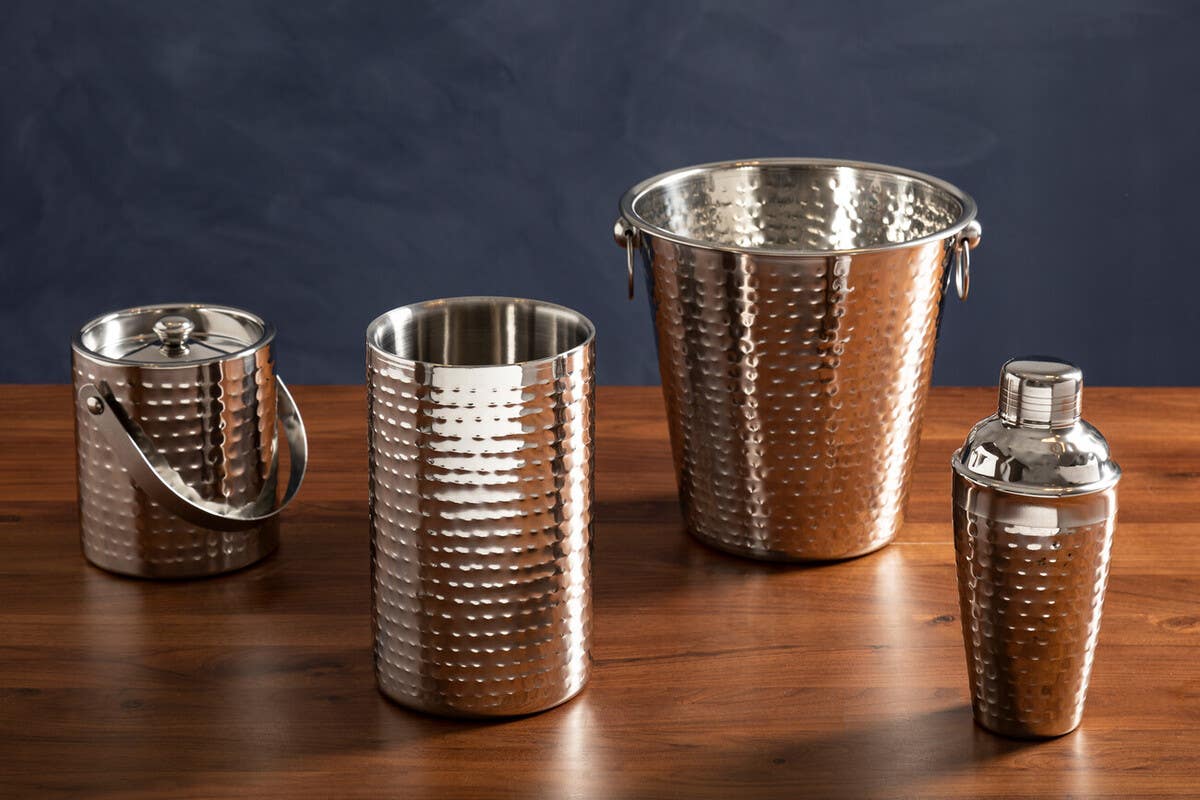 Mixology Hammered Effect Champagne Bucket