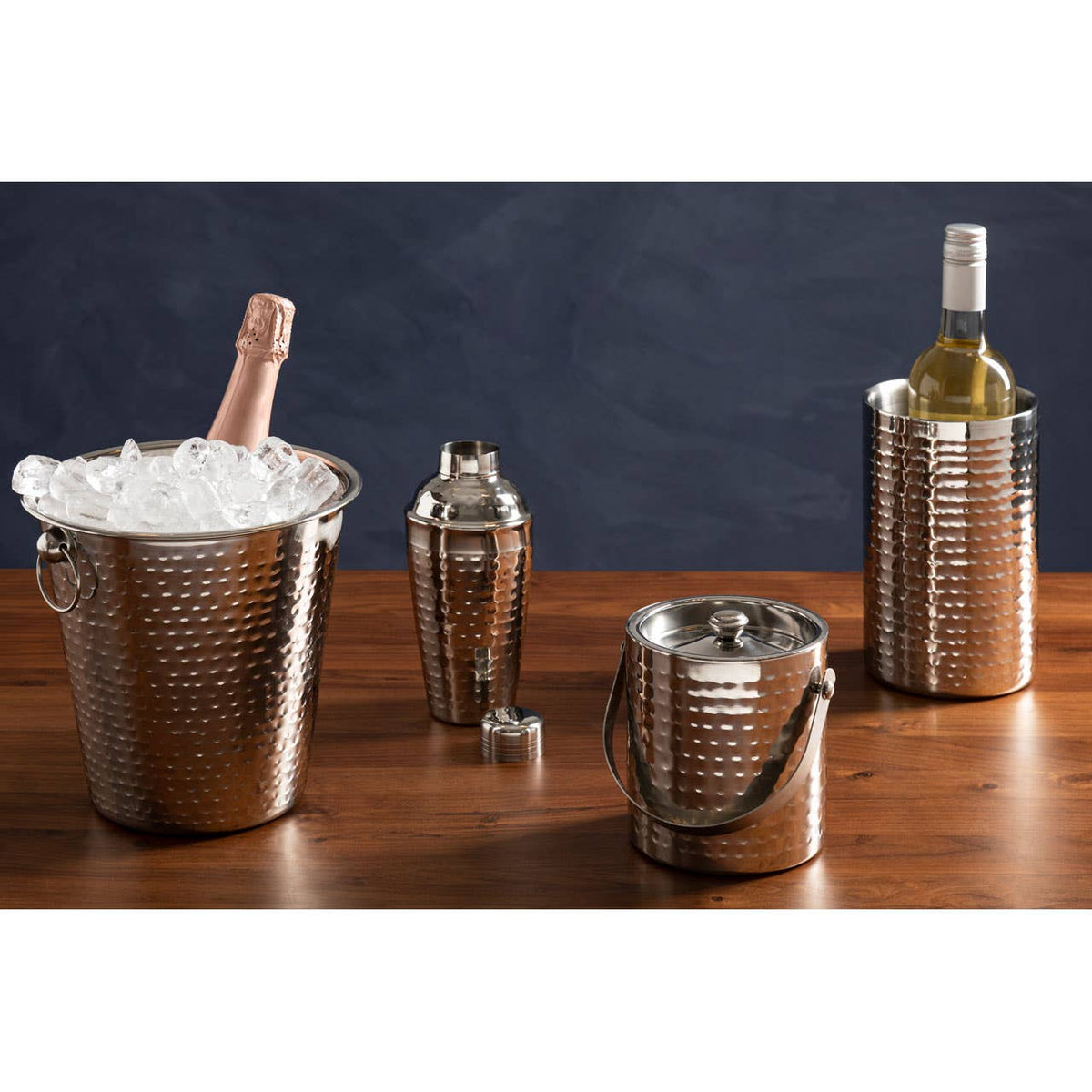 Hammered Effect Champagne Cooler
