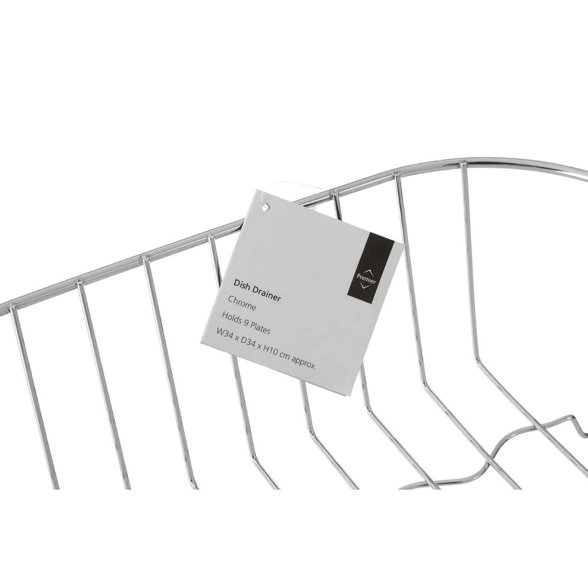 Laurie Small Square Chrome Wire Dish Drainer