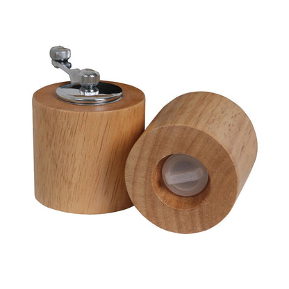 Natural Origins Rubberwood Salt & Pepper Set