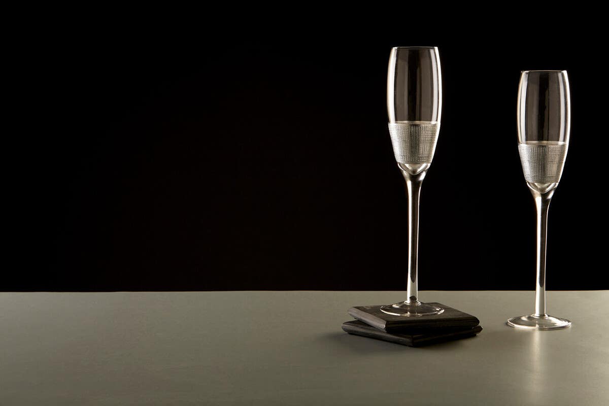 Set Of Four Apollo Champagne Glasses