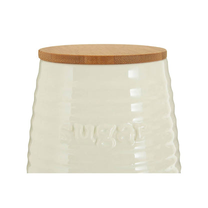 Winnie Cream Dolomite Sugar Canister