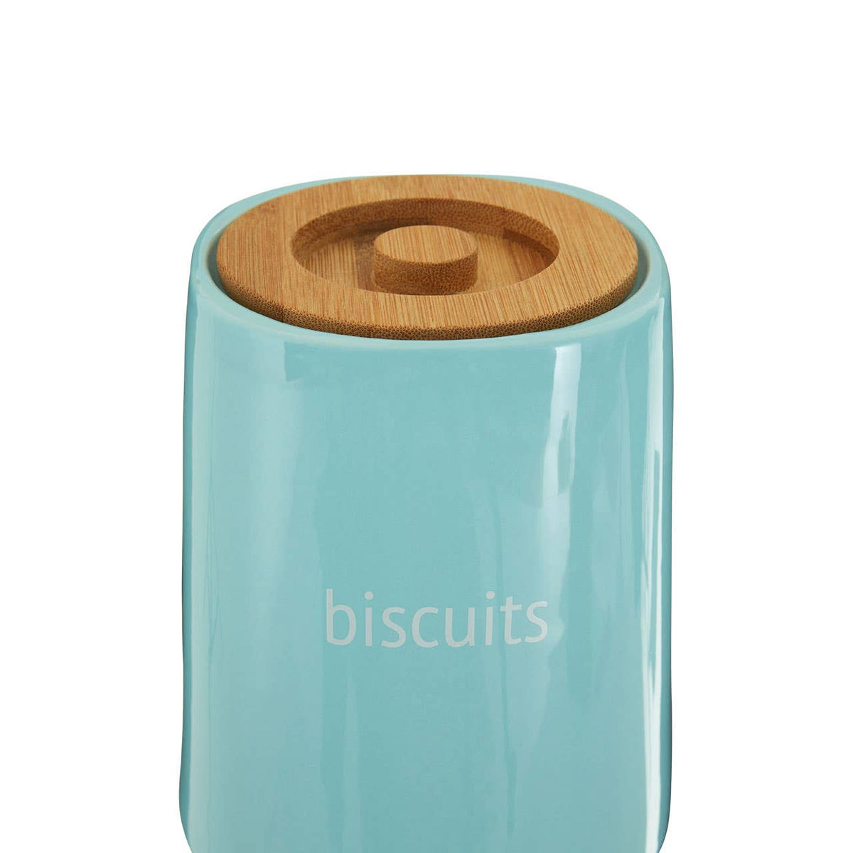 Fletcher Blue Ceramic Biscuit Canister