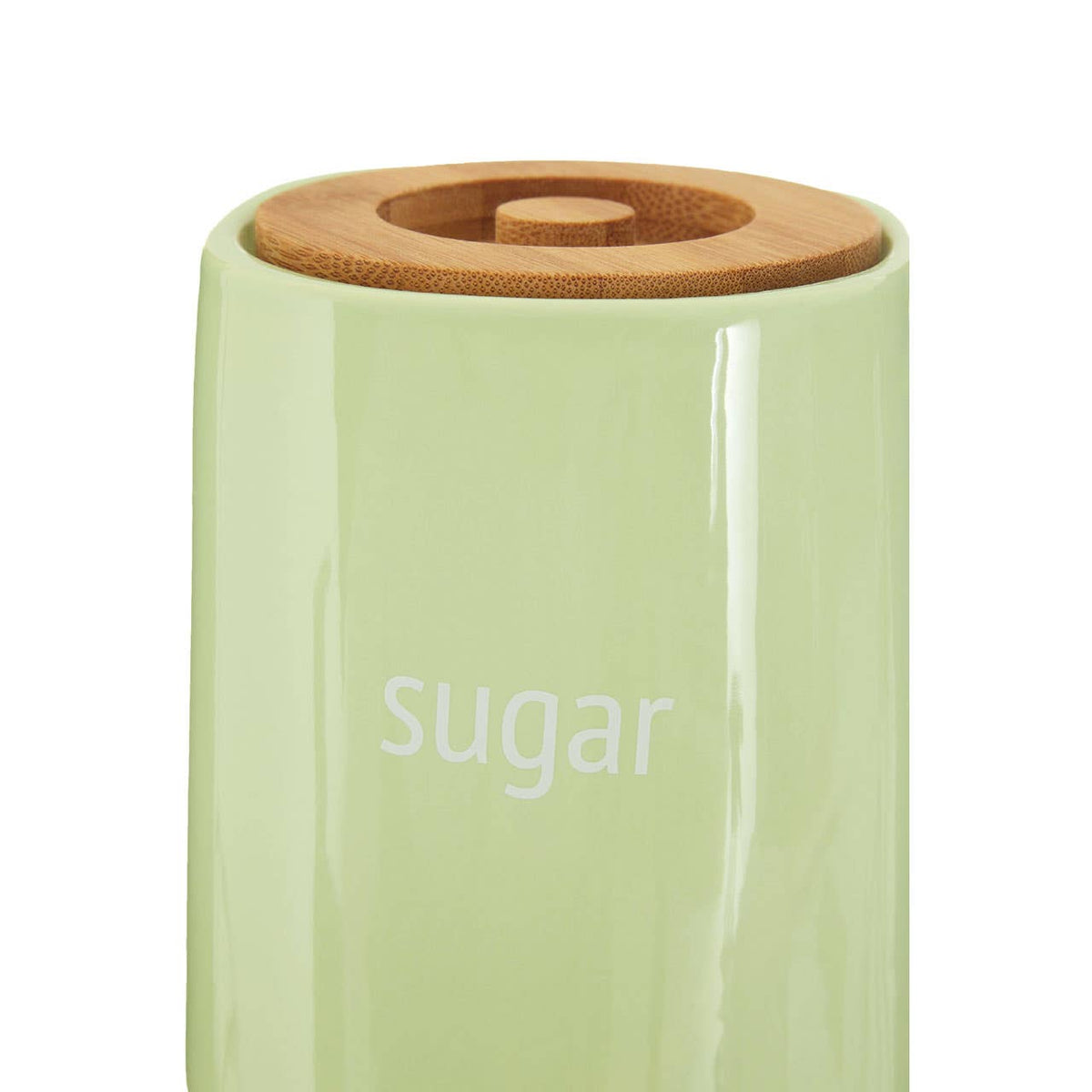 Fletcher Green Ceramic Sugar Canister