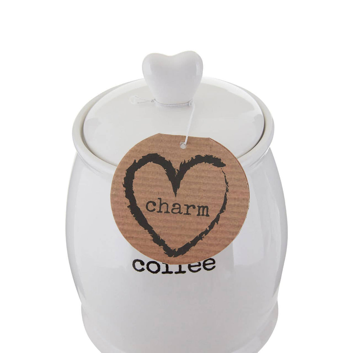 Charm White Dolomite Coffee Canister