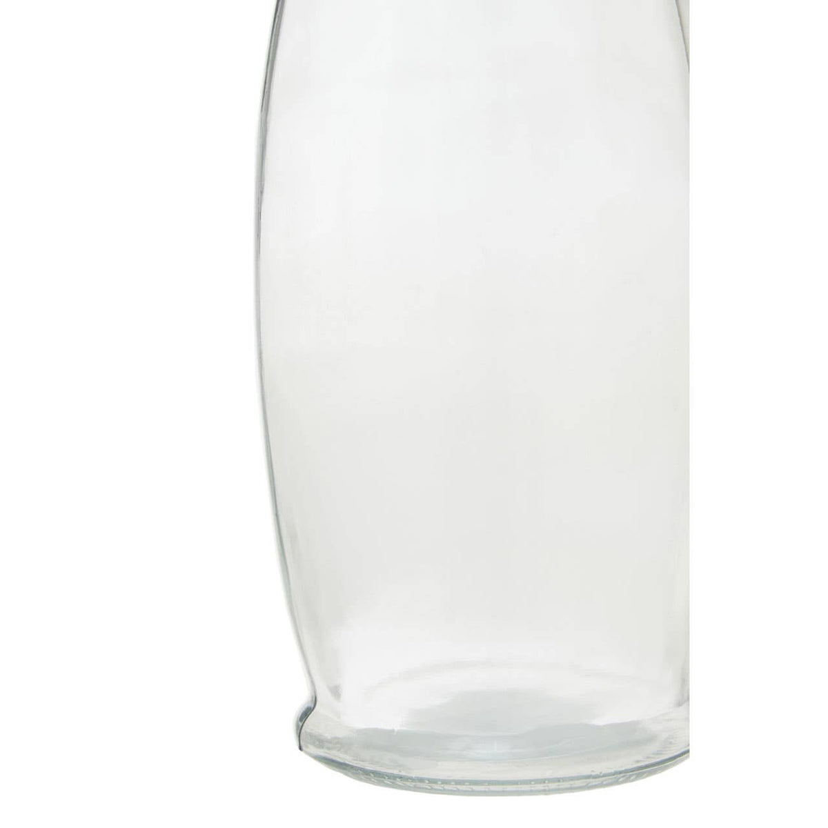 Dayla Clear Glass 1000ml Bottle With Metal Lid