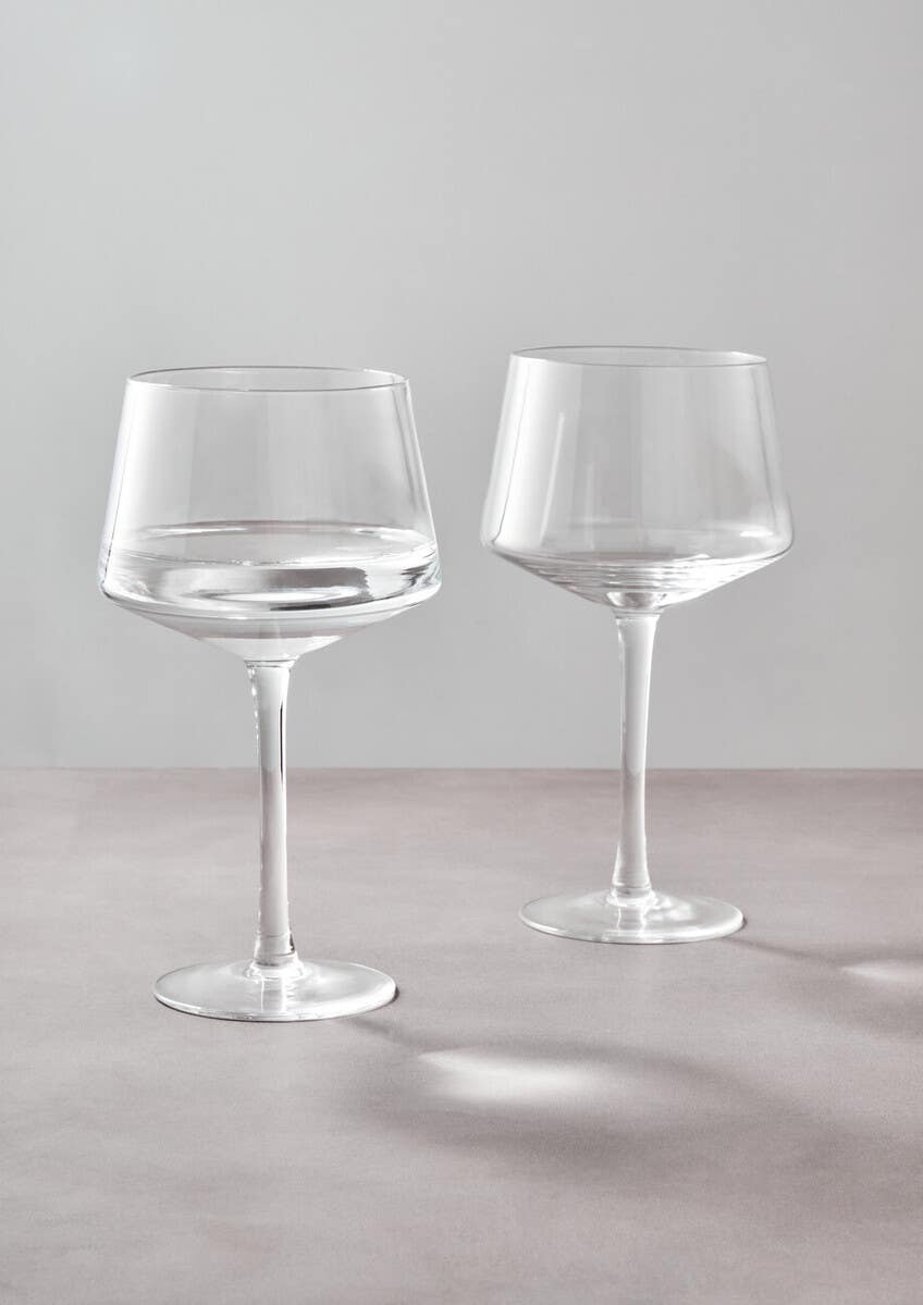 Mila Set Of 2 Tapered Gin Glasses