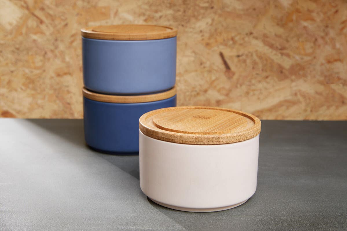 Fenwick Set of 3 Stacking Canisters