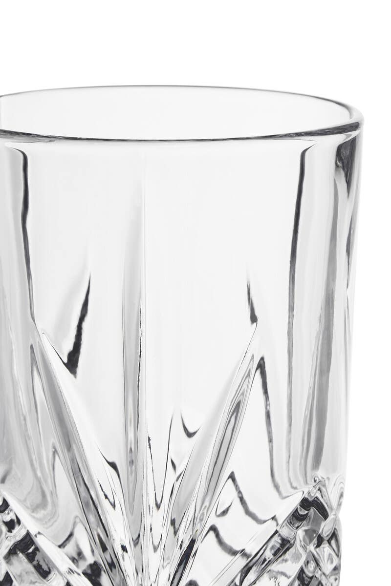 Beaufort Set of 4 Crystal High Ball Glasses