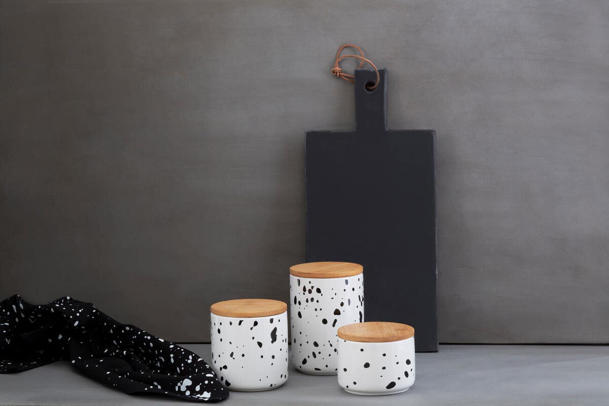Speckled Large Storage Canister