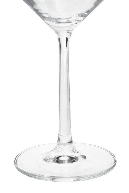 Ada Set Of 2 Crystal Burgundy Glasses