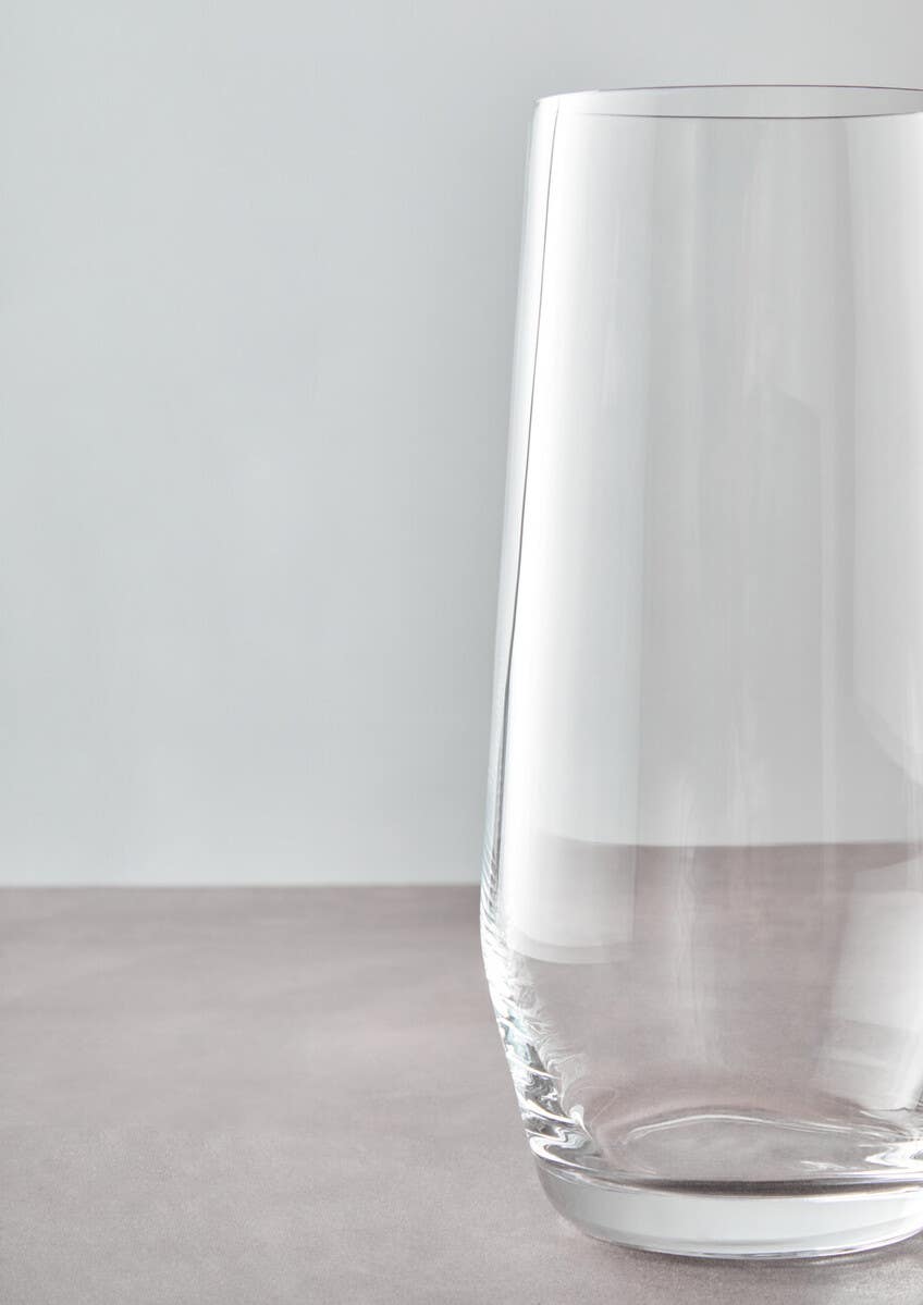 Ada Set Of 4 Crystal High Ball Glasses