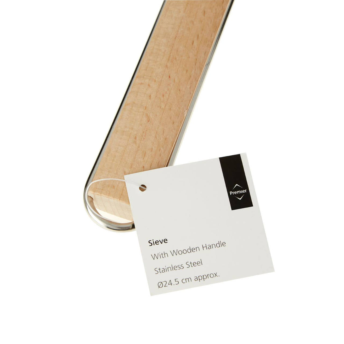 Zenigo Large Sieve with Wooden Handle