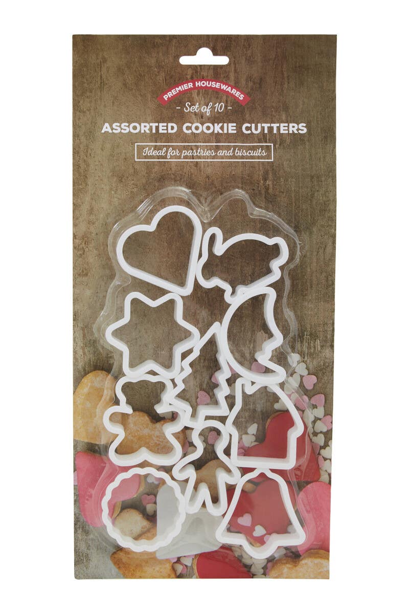 Sucre White 10 Piece Cookie Cutter Set
