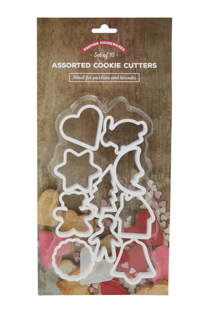 Sucre White 10 Piece Cookie Cutter Set