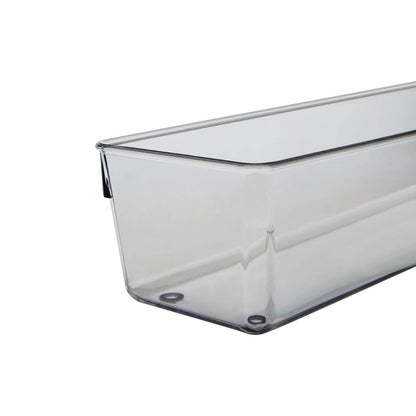 Romm Set Of Two Large Kitchen Organisers - Clear, 10cm wide