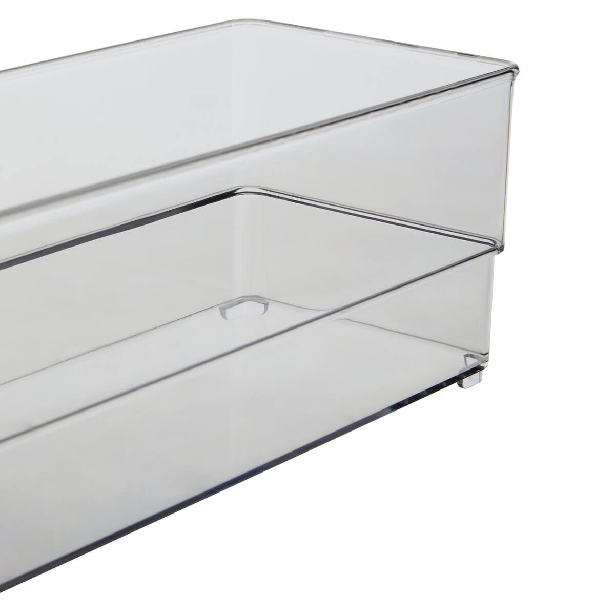 Romm Set of Two Small Stackable Fridge Storage Trays