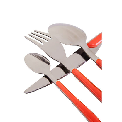Zuma 24 Piece Multi Coloured Cutlery Set