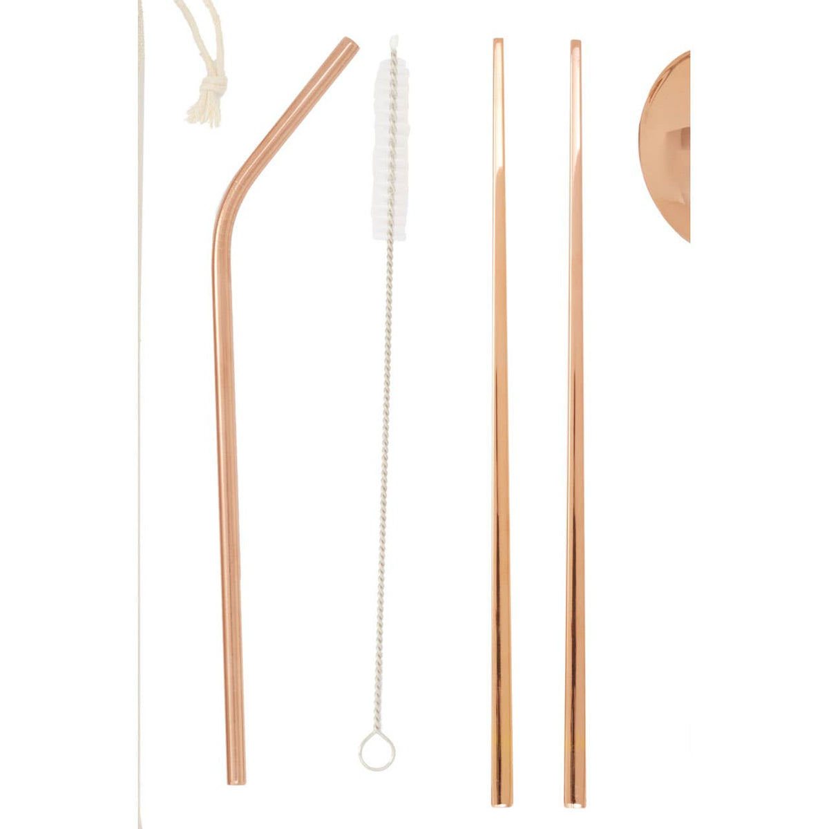 Mimo 6 Piece Rose Gold Travel Cutlery Set with Case