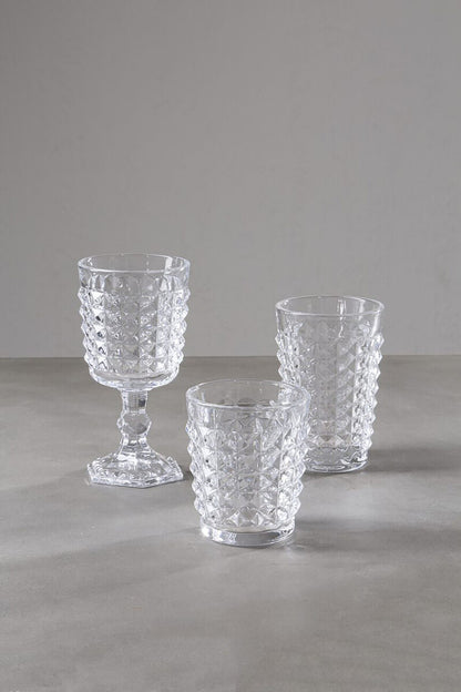 Set Of Four Pyramid Hi Ball Glasses