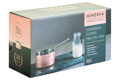 Minerva Hammered Copper Finish Mini 10 cm Milk Pan