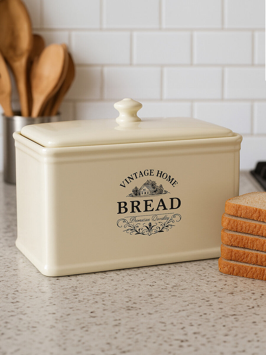 Vintage Home Cream Bread Bin