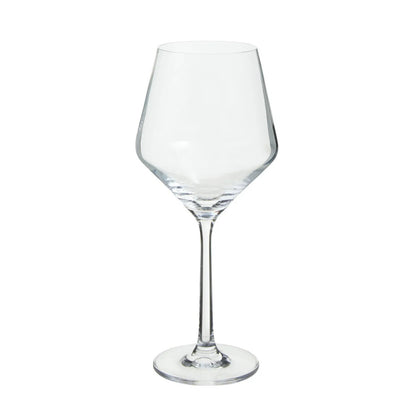 Ada Set Of 4 Crystal Burgundy Glasses