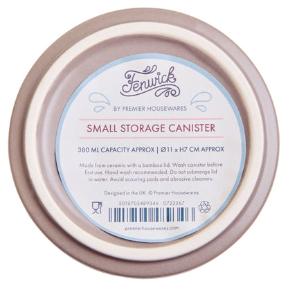 Fenwick Grey Small Stoneware Canister