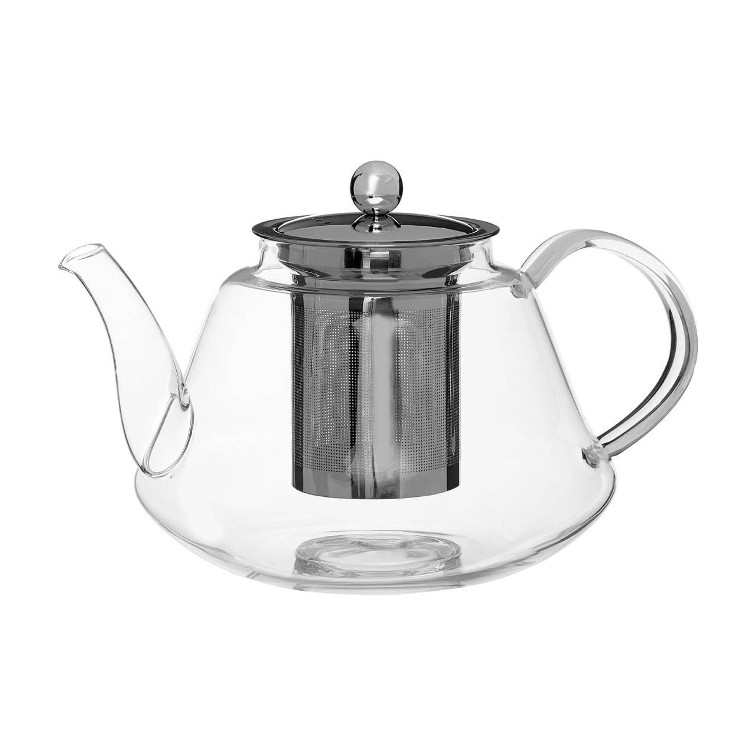 Cook Nook High Borosilicate Curved 1200ml Teapot