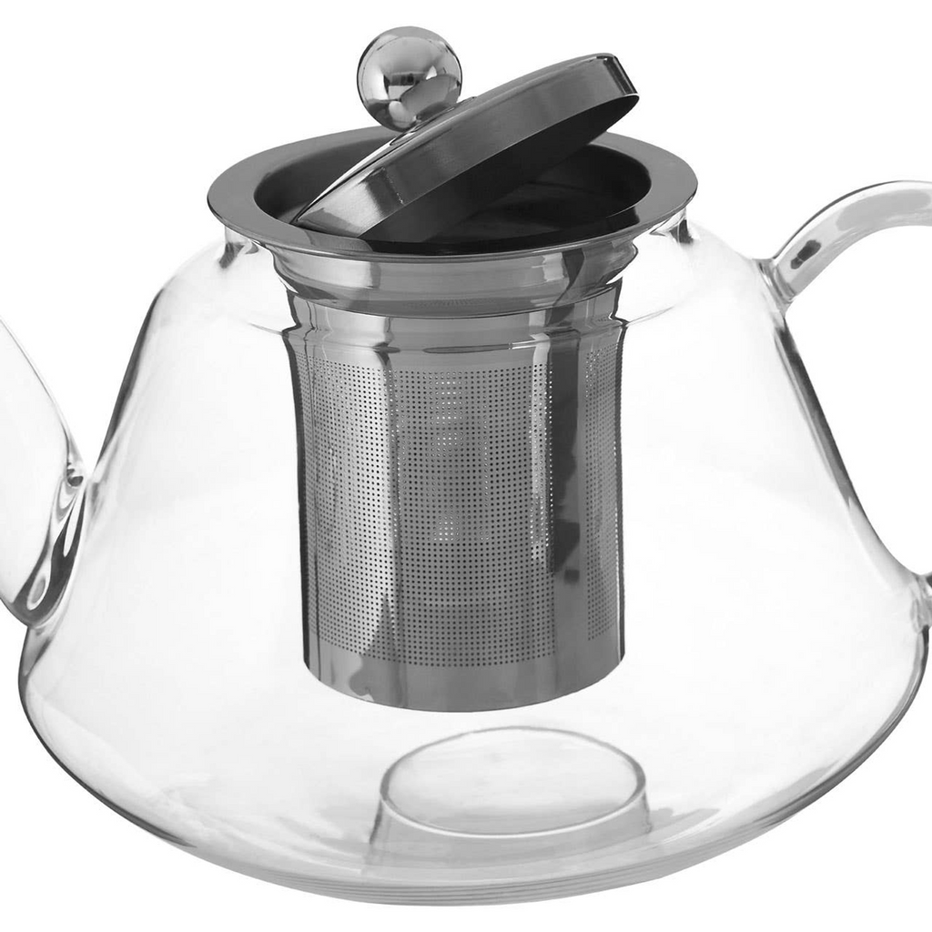 Cook Nook High Borosilicate Curved 1200ml Teapot