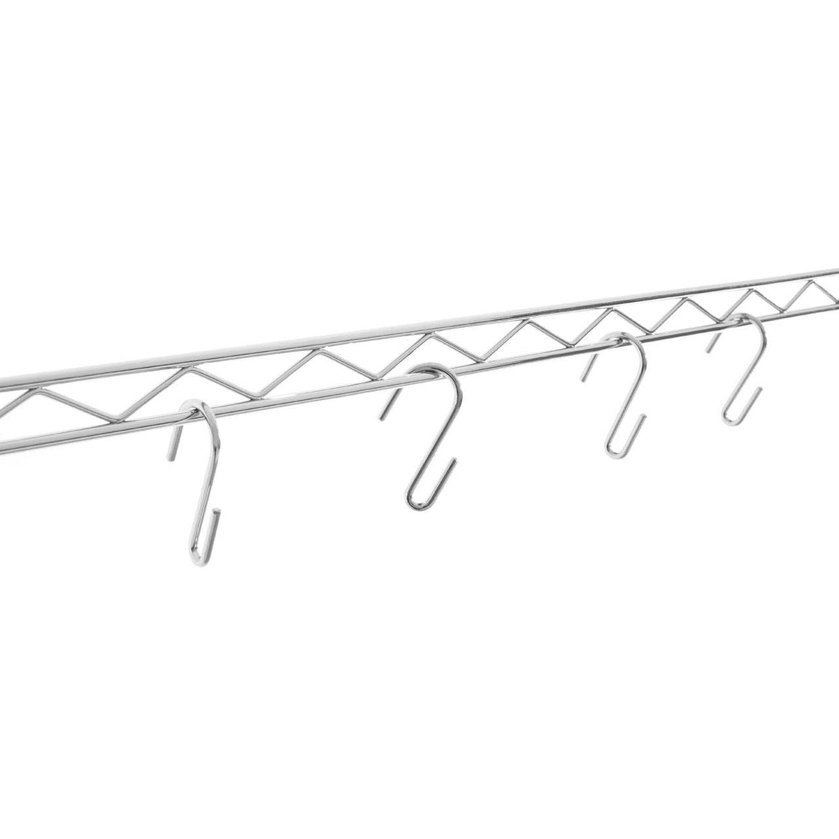 Frankfurt  4 Tier Shelf Unit with Hanging Rail