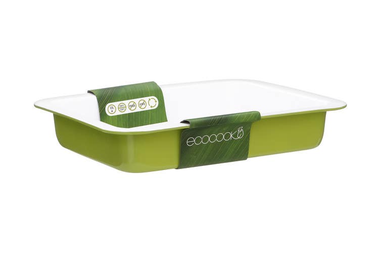 Ecocook Lime Green Rectangle Roasting Dish