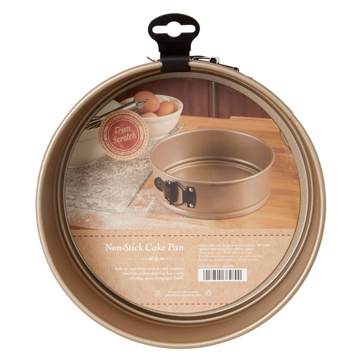 From Scratch Champagne Finish Springform Round Cake Pan 20cm