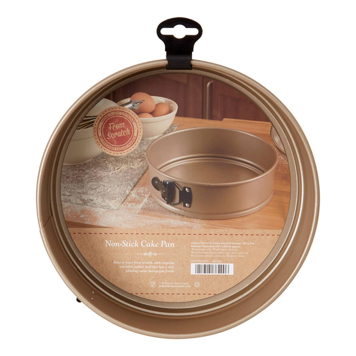 From Scratch Champagne Finish Springform Round Cake Pan 24cm
