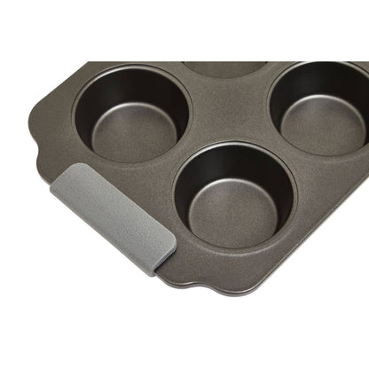 From Scratch Grey Six Cup Muffin Tray.