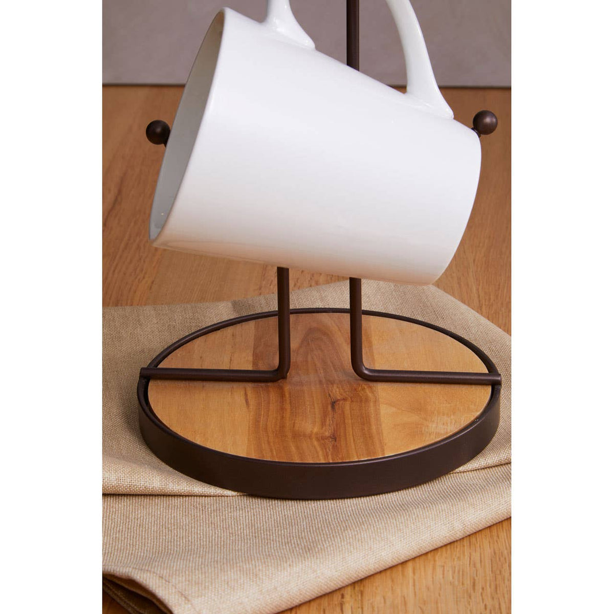 Vertex Bronze Powder Coated 6 Mug Tree