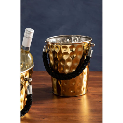 Miressa Small Gold Finish Party Bucket
