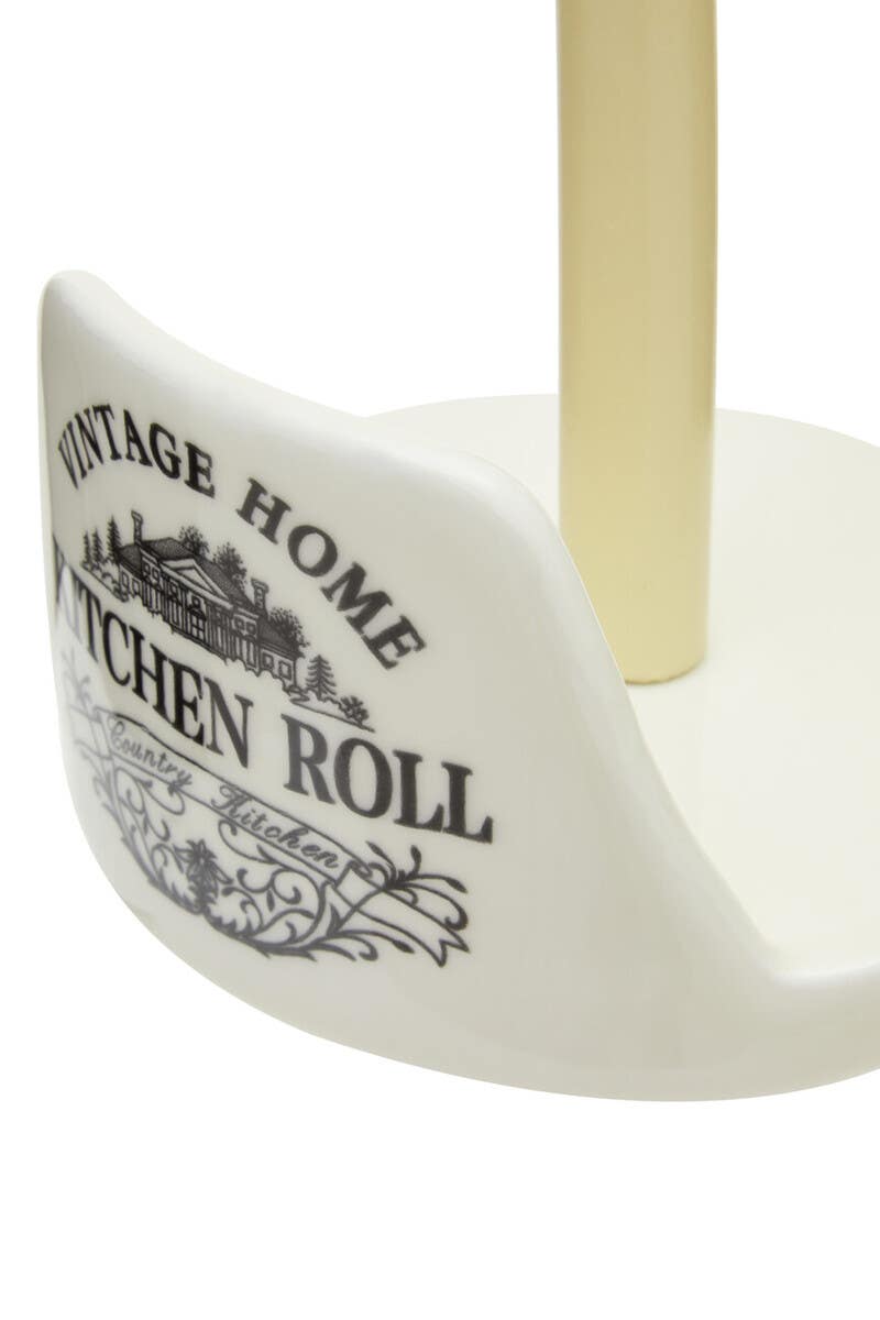 Vintage Home Cream Kitchen Roll Holder